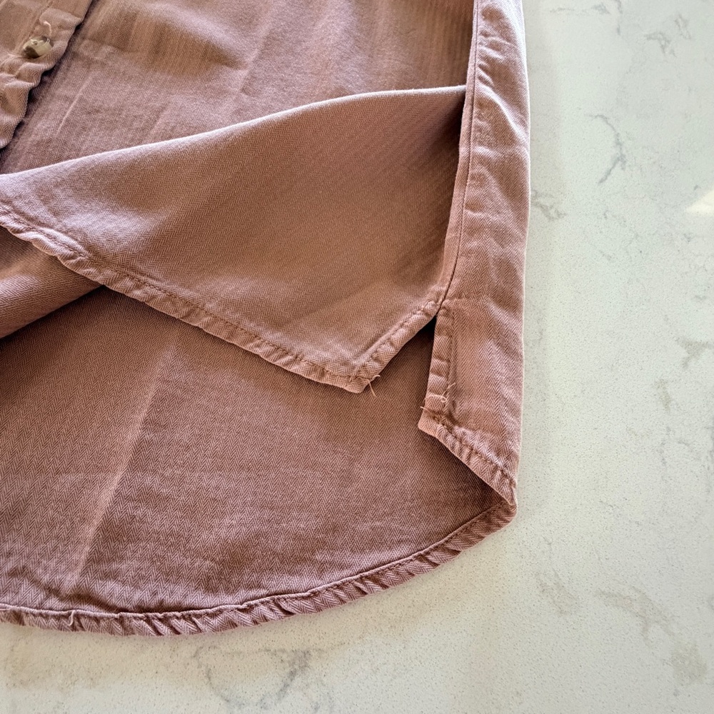 Thread And Supply Short Sleeve Front Button Shirt… - image 4